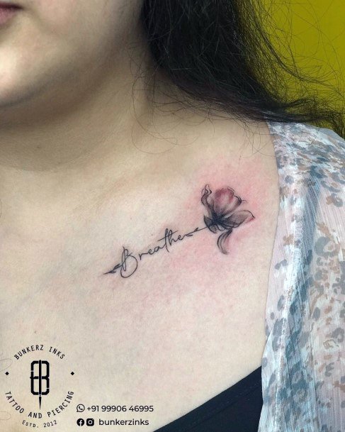 Enchanting Breathe Tattoo Ideas For Women