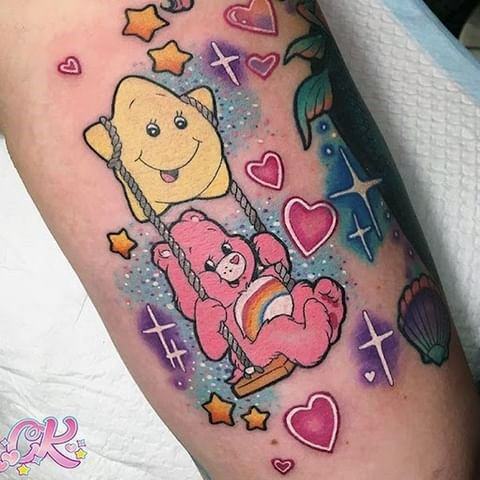 Enchanting Carebears Tattoo Ideas For Women