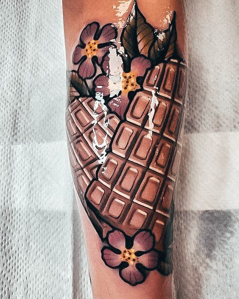 Enchanting Chocolate Tattoo Ideas For Women