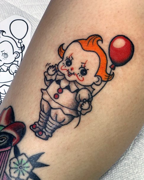 Enchanting Clown Tattoo Ideas For Women