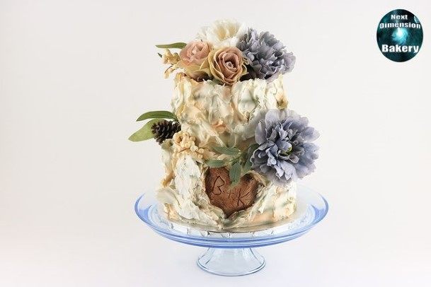 Enchanting Country Wedding Cake