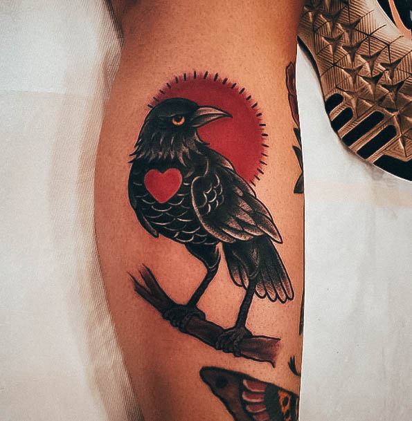 Enchanting Crow Tattoo Ideas For Women