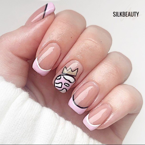 Enchanting Crown Nail Ideas For Women