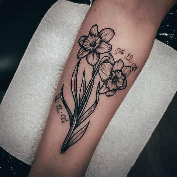 Enchanting Daffodil Tattoo Ideas For Women