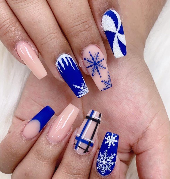 Enchanting Dark Blue Matte Nail Ideas For Women