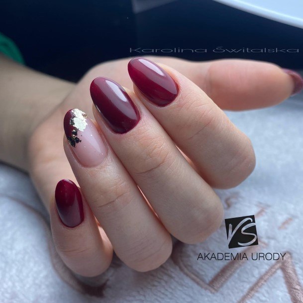 Enchanting Dark Red Nail Ideas For Women