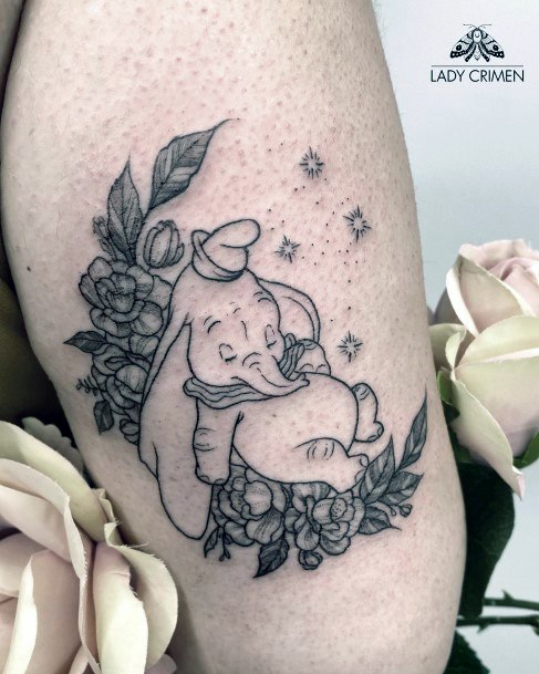 Enchanting Dumbo Tattoo Ideas For Women