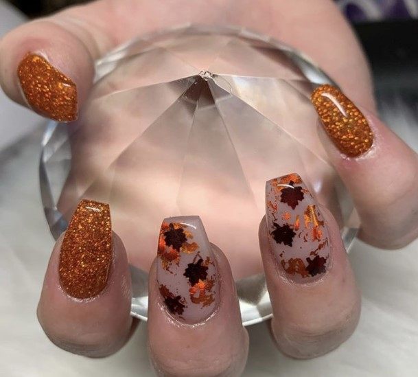 Enchanting Fall Leaf Nail Ideas For Women