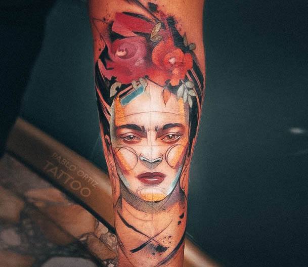 Enchanting Frida Tattoo Ideas For Women