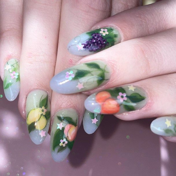 Enchanting Fruit Nail Ideas For Women