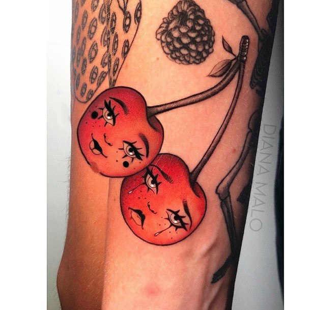 Enchanting Fruit Tattoo Ideas For Women