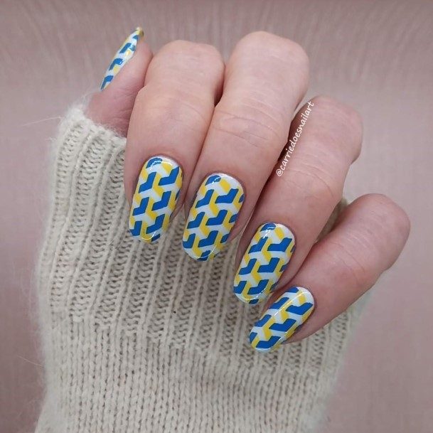 Enchanting Geometric Nail Ideas For Women