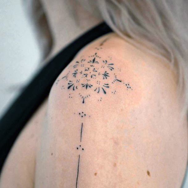 Enchanting Handpoke Tattoo Ideas For Women