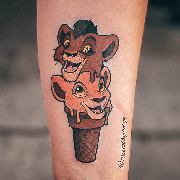 Enchanting Ice Cream Tattoo Ideas For Women