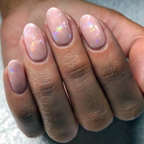 Enchanting Iridescent Nails Women