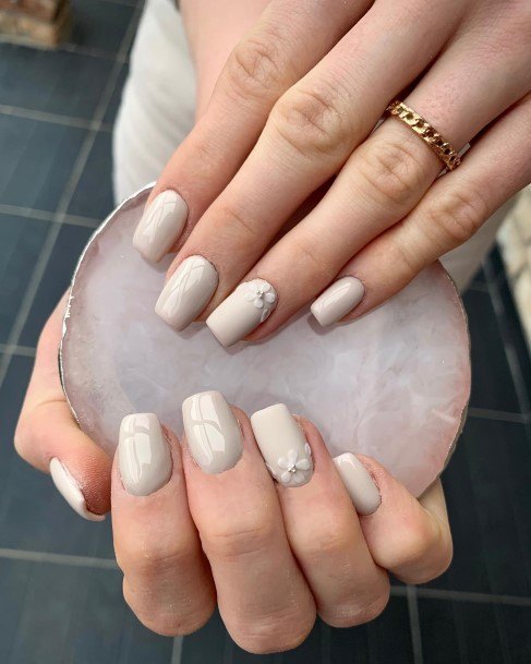 Enchanting Ivory Nail Ideas For Women