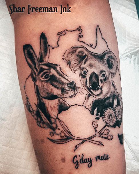 Enchanting Kangaroo Tattoo Ideas For Women