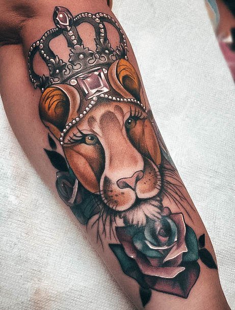 Enchanting Lioness Tattoo Ideas For Women