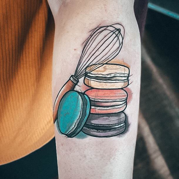 Enchanting Macaron Tattoo Ideas For Women