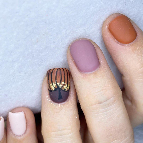 Enchanting Matte Fall Nail Ideas For Women