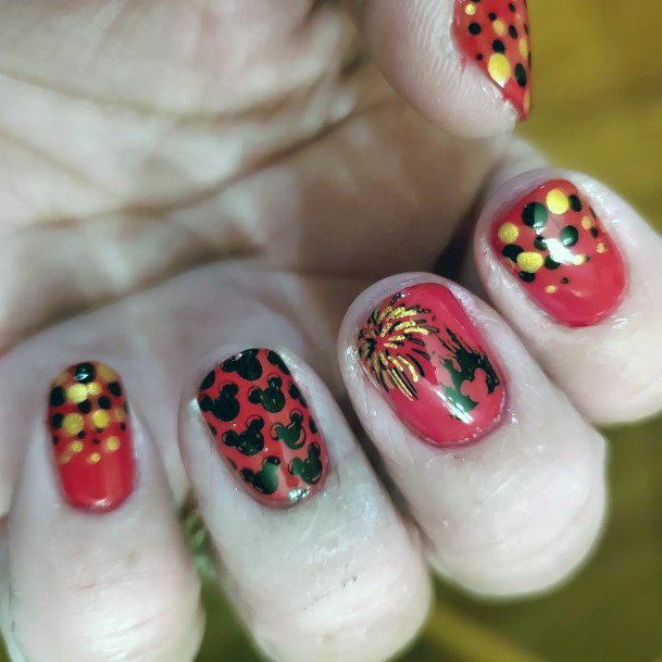 Enchanting Mickey Mouse Nail Ideas For Women