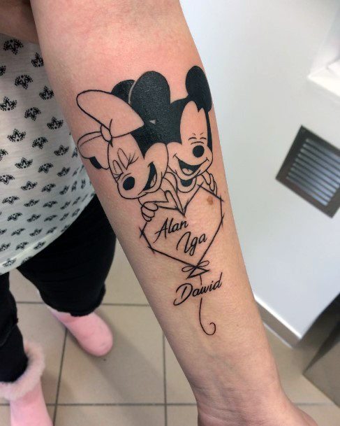 Enchanting Mickey Mouse Tattoo Ideas For Women