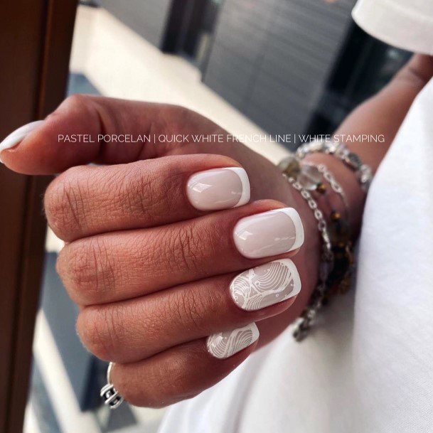 Enchanting Milky White Nail Ideas For Women