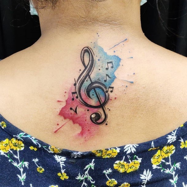 Enchanting Music Note Tattoo Ideas For Women