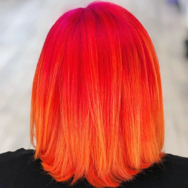 Enchanting Neon Hairstyles Ideas For Women