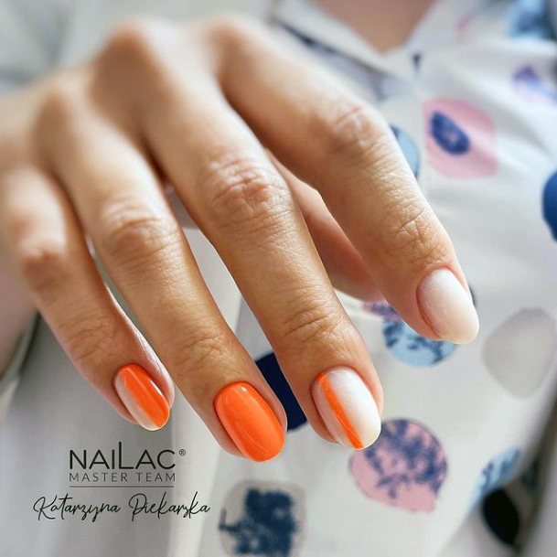 Enchanting Orange Nail Ideas For Women