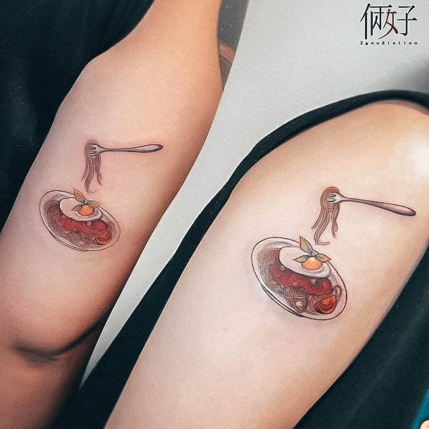 Enchanting Pasta Tattoo Ideas For Women