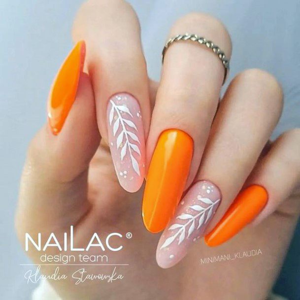 Enchanting Pink And Orange Nail Ideas For Women