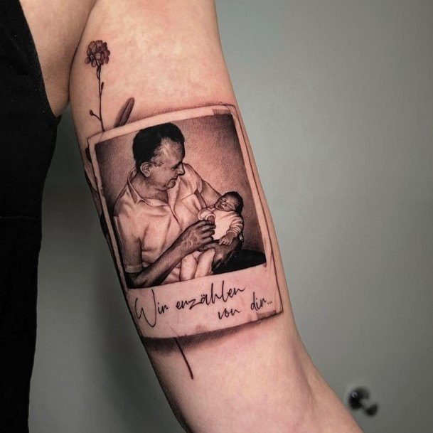 Enchanting Polaroid Tattoo Ideas For Women