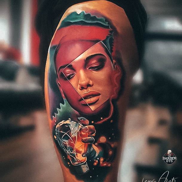 Enchanting Portrait Tattoo Ideas For Women