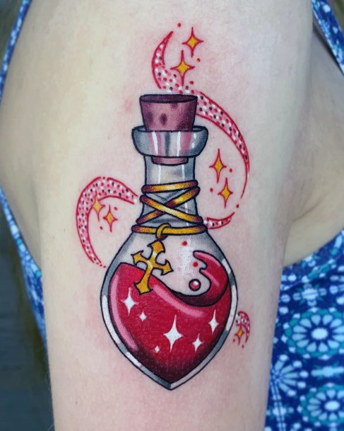 Enchanting Potion Tattoo Ideas For Women