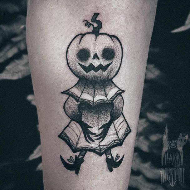 Enchanting Pumpkin Tattoo Ideas For Women