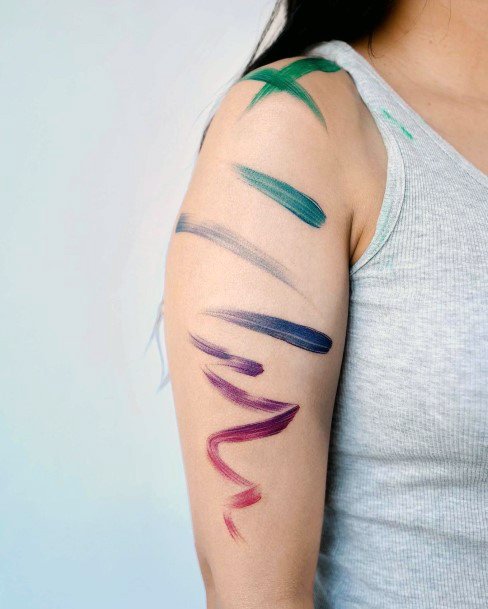 Enchanting Rainbow Tattoo Ideas For Women