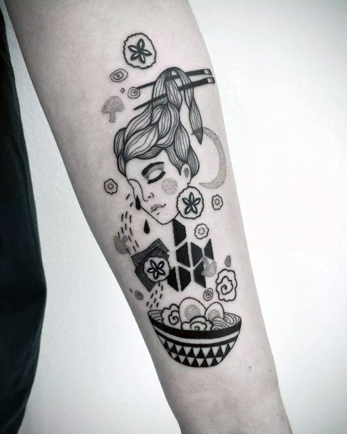 Enchanting Ramen Tattoo Ideas For Women