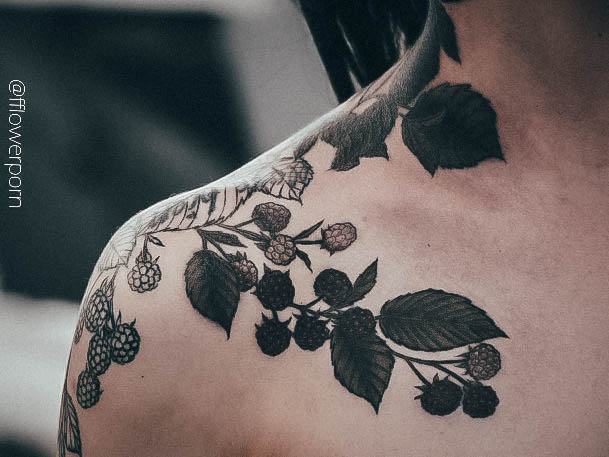 Enchanting Raspberry Tattoo Ideas For Women