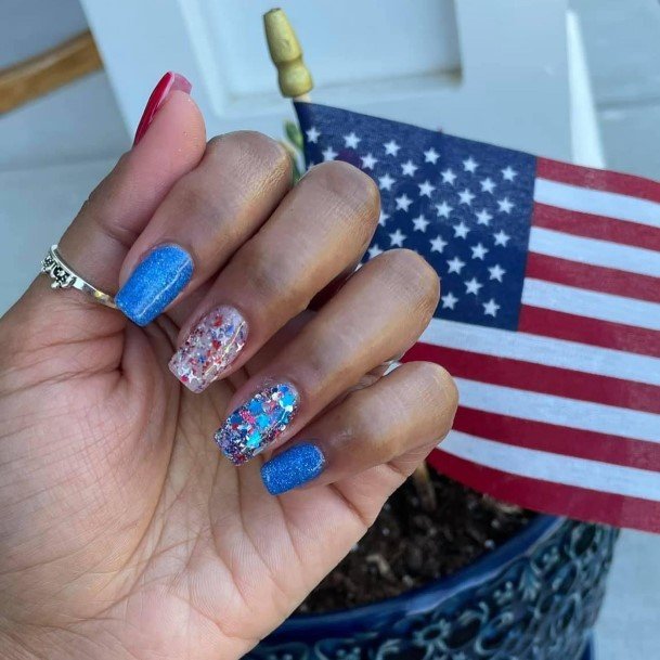 Enchanting Red White And Blue Nail Ideas For Women
