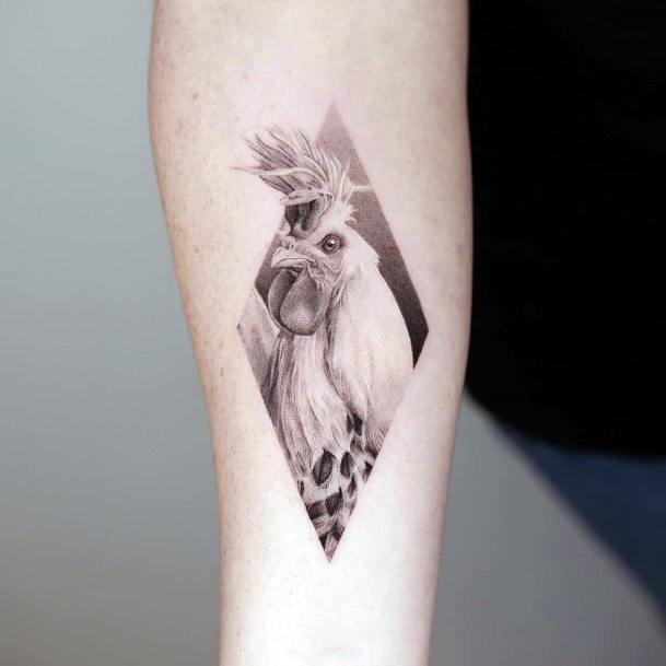 Enchanting Rooster Tattoo Ideas For Women
