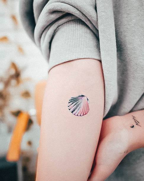 Enchanting Seashell Tattoo Ideas For Women