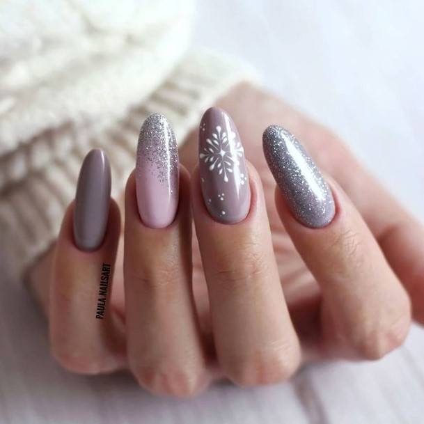 Enchanting Silver Nail Ideas For Women