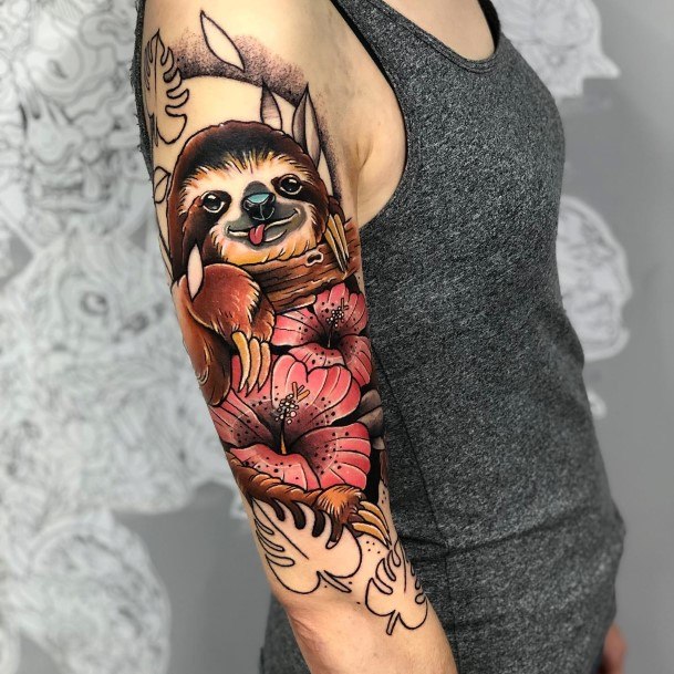 Enchanting Sloth Tattoo Ideas For Women