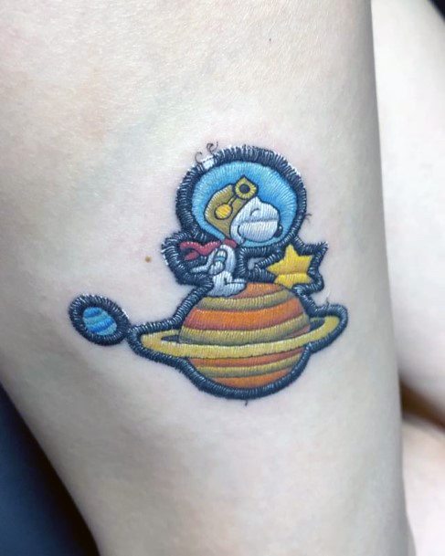 Enchanting Snoopy Tattoo Ideas For Women