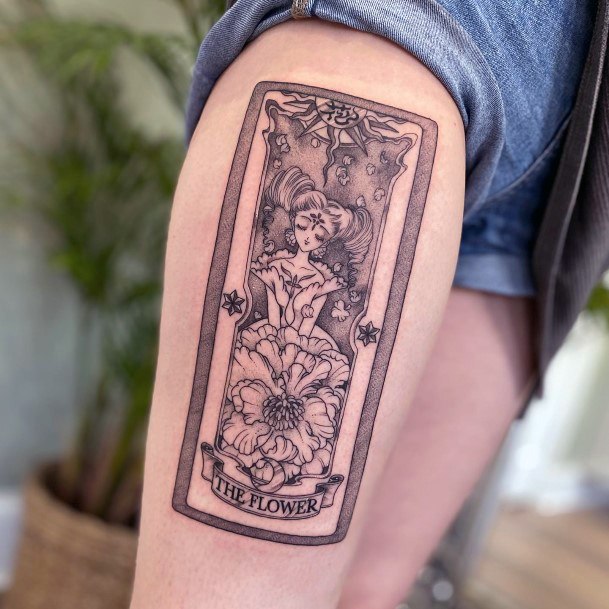 Enchanting Tarot Card Tattoo Ideas For Women