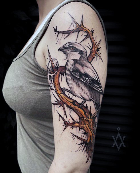 Enchanting Thorns Tattoo Ideas For Women