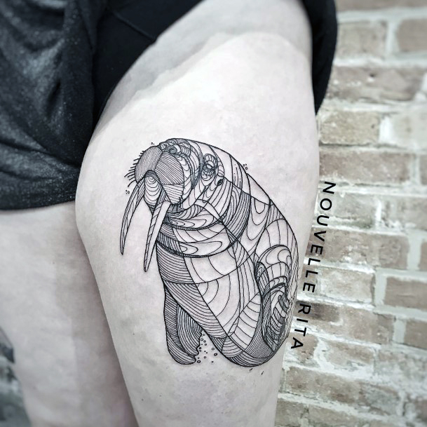 Enchanting Walrus Tattoo Ideas For Women