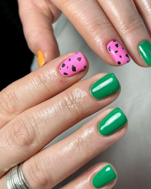 Enchanting Watermelon Nail Ideas For Women