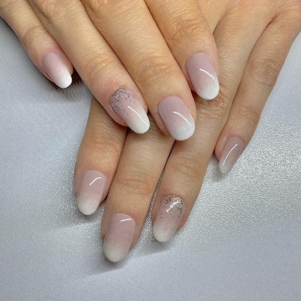 Enchanting White And Nude Nail Ideas For Women